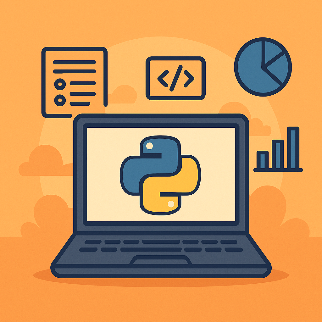 Python data engineering tutorial diagram showing ETL pipeline with extract, transform and load steps